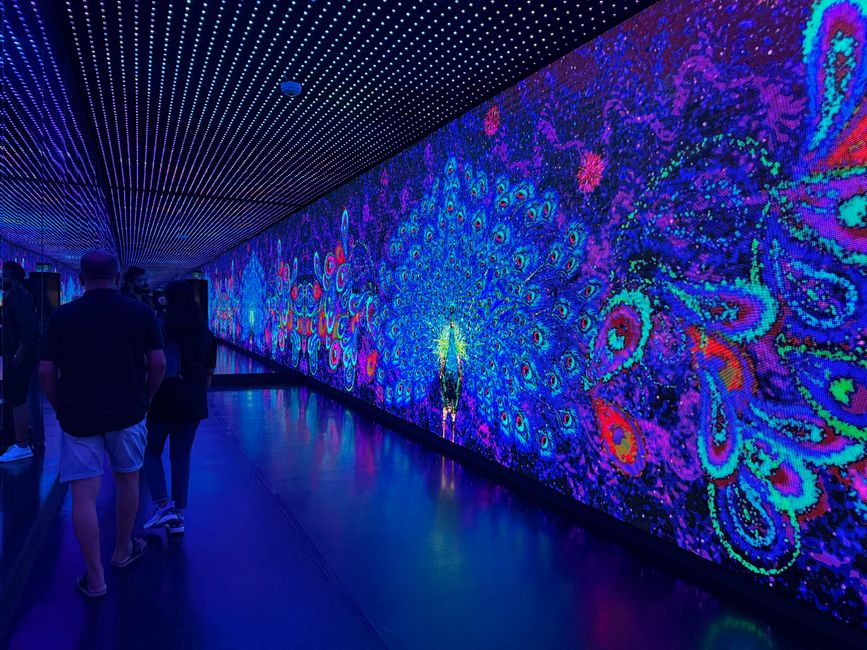 Boarding für den Flug nach Singapur