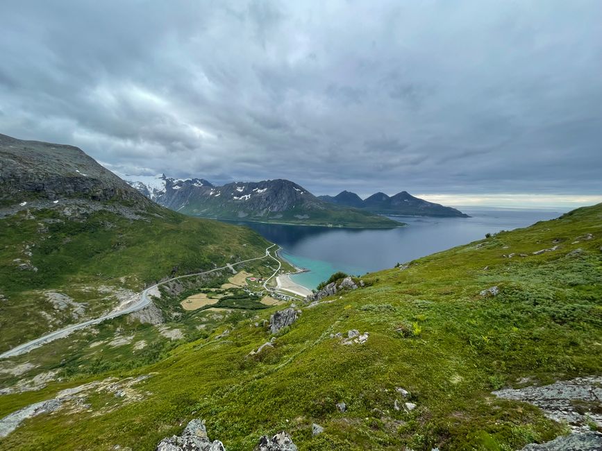 Aussicht auf den Grøtfjord