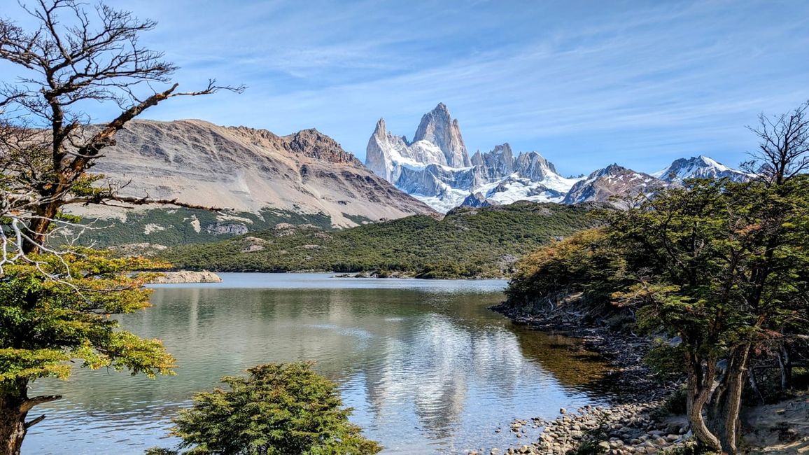 Laguna Capri mit Blick auf Fitz Roy