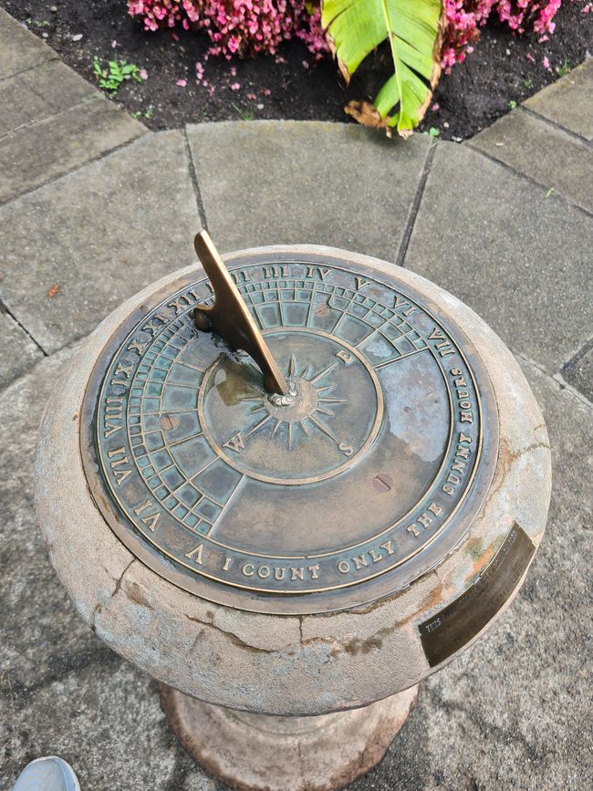 Historic sundial