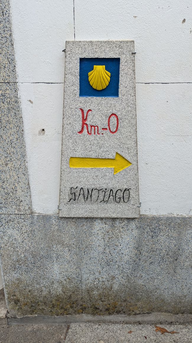 Thirteenth stage on the Camino Portugues from Padron to Santiago de Compostela