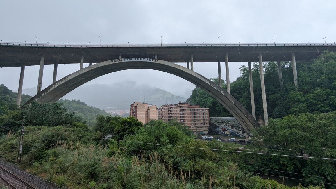 1. Etappe von Bilbao bis Getxo auf dem Camino del Norte