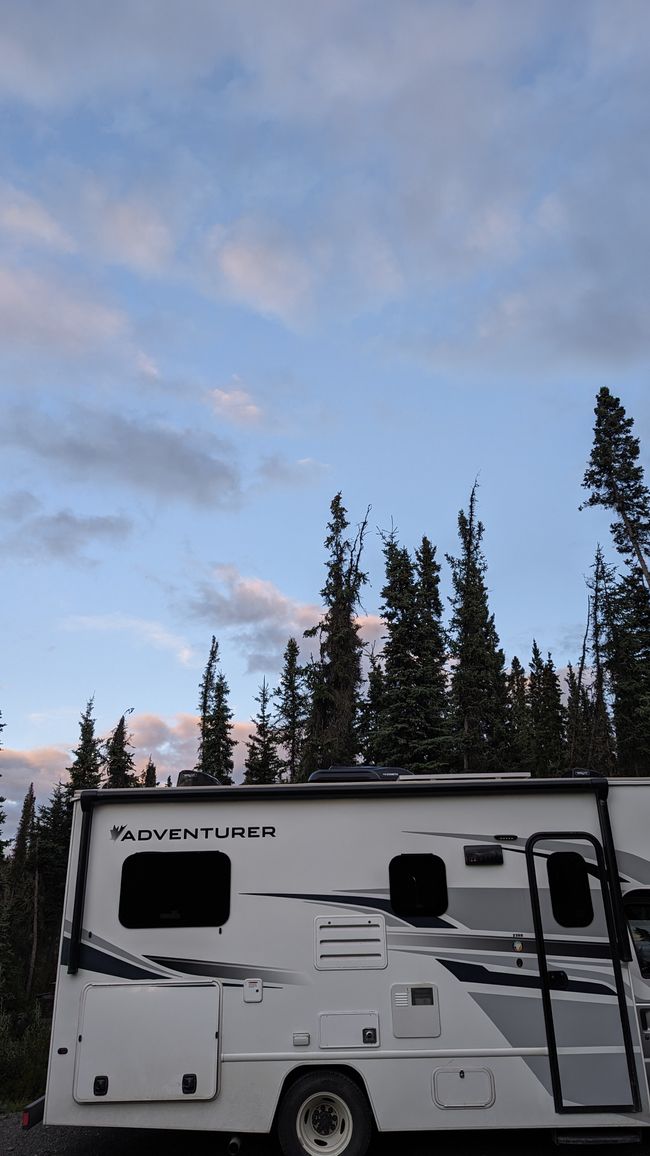 Etiqueta 20: Lago Boya - Lago Marsh: un largo día de viaje en Yukon