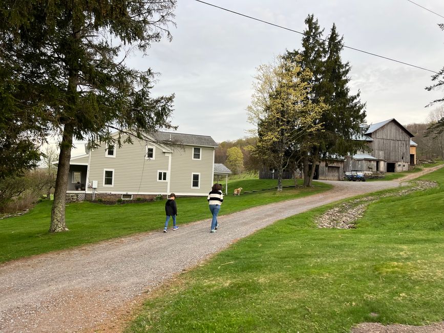 Donnerstag: SUNY Delhi College, Golfspielen und Besuch bei Terry
