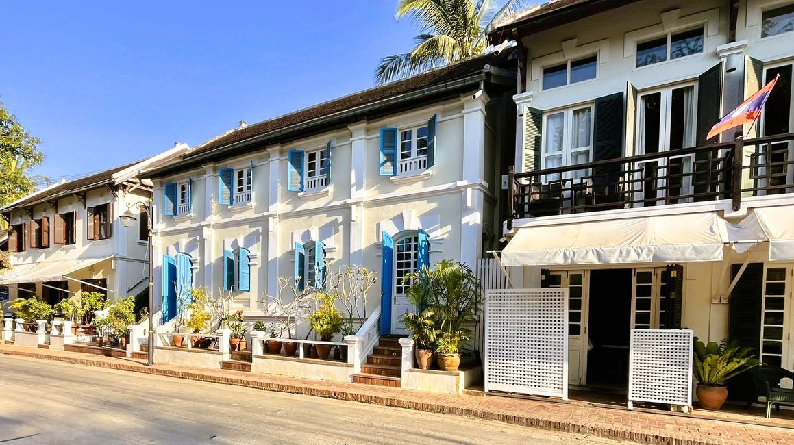 Luang OPrabang, kolonial Architektur