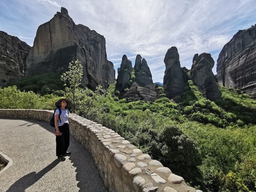 Panoramic path to the various monasteries