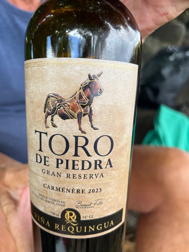 Der Wein war lecker, ebenso das Essen 🤗🤤