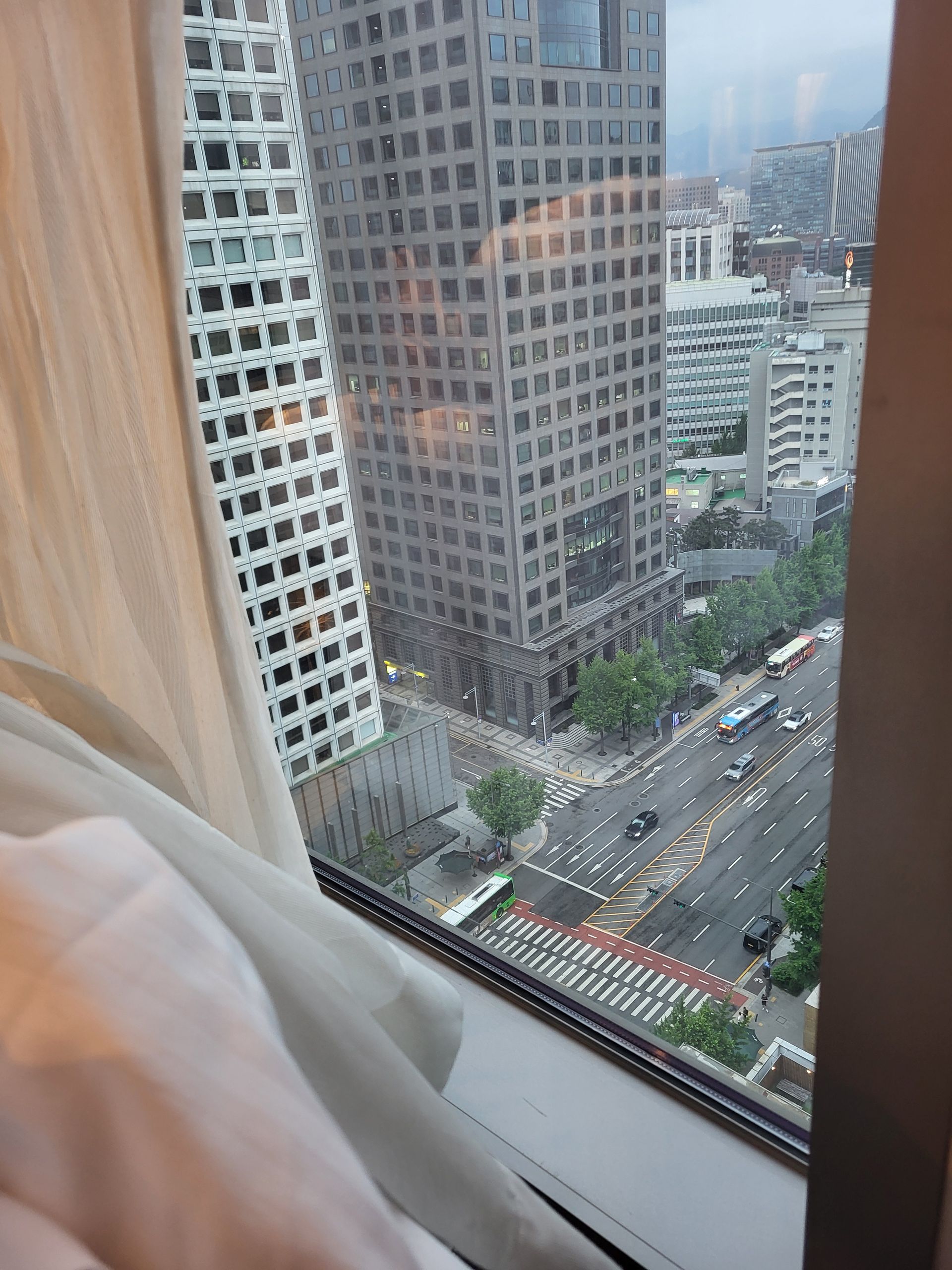 View from the window from the bed