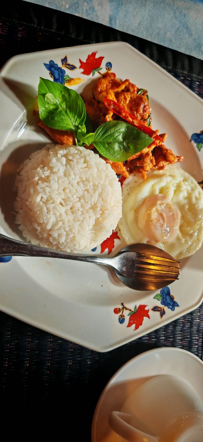 zum Frühstück heute: Panang Curry