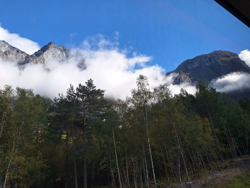 Tag 13 Viaggio in treno Bodø-Trondheim-Andalsnes