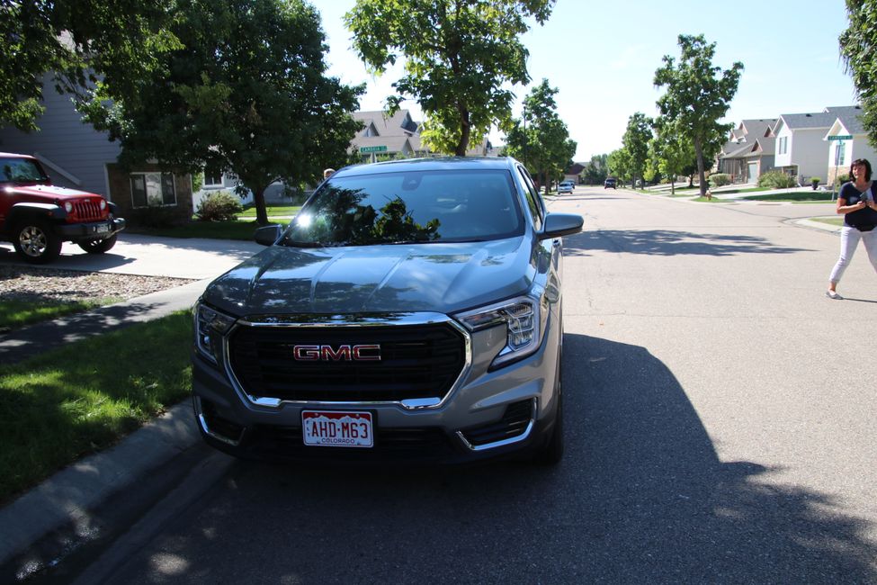 Our rental car