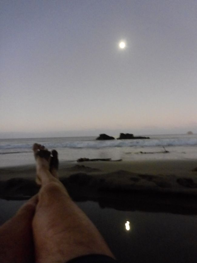 Avec la lumière de la lune