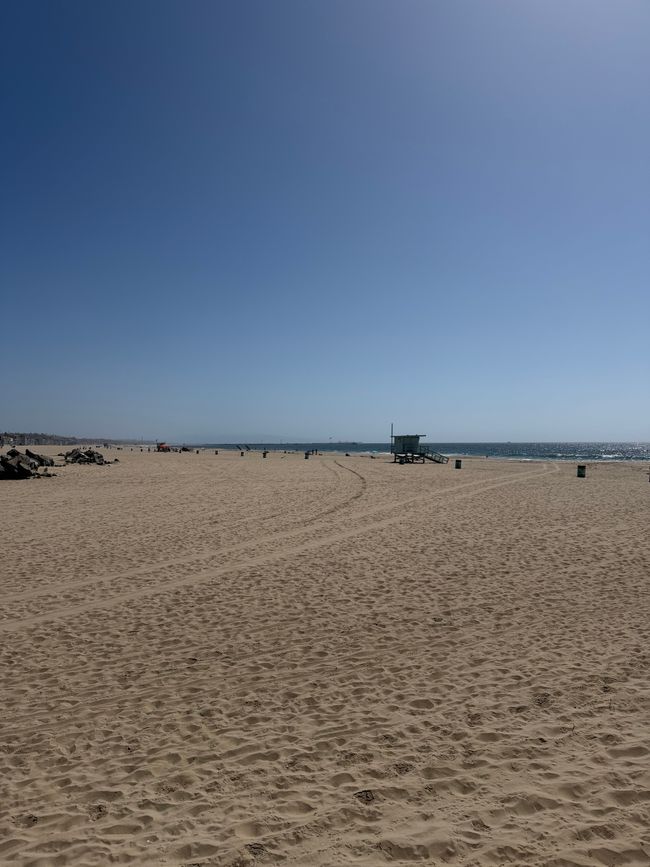 Ganz schön viel Strand am Venice Beach