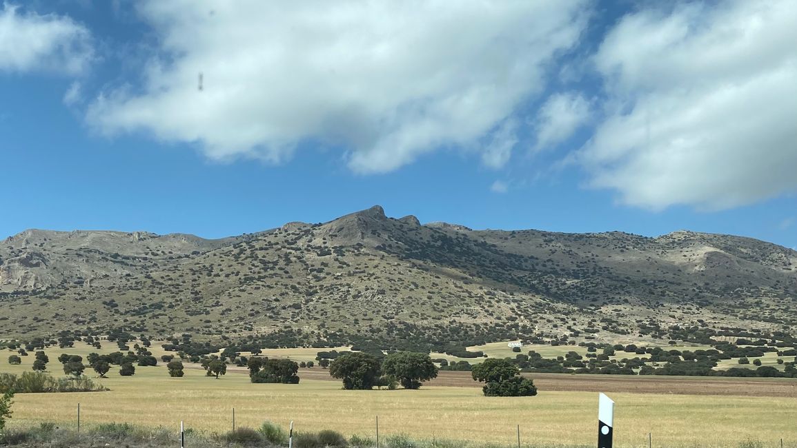 Lange Fahrt durch die Sierra Nevada