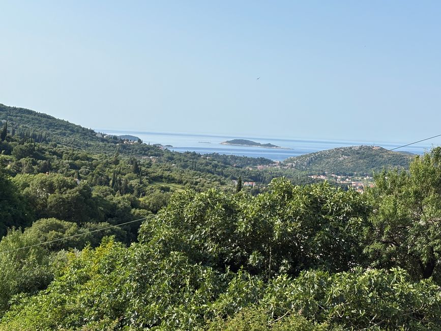 Wir sind wieder unterwegs; von Mlini nach Mljet