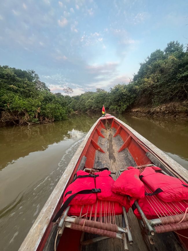 En el río Beni