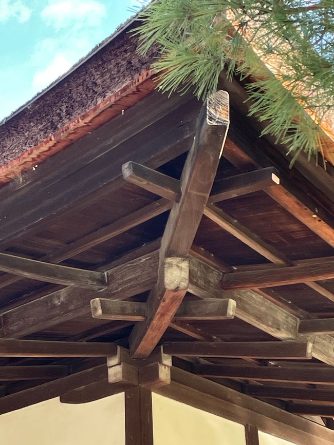 Holzdachkonstruktion ohne Nägel und Bolzen