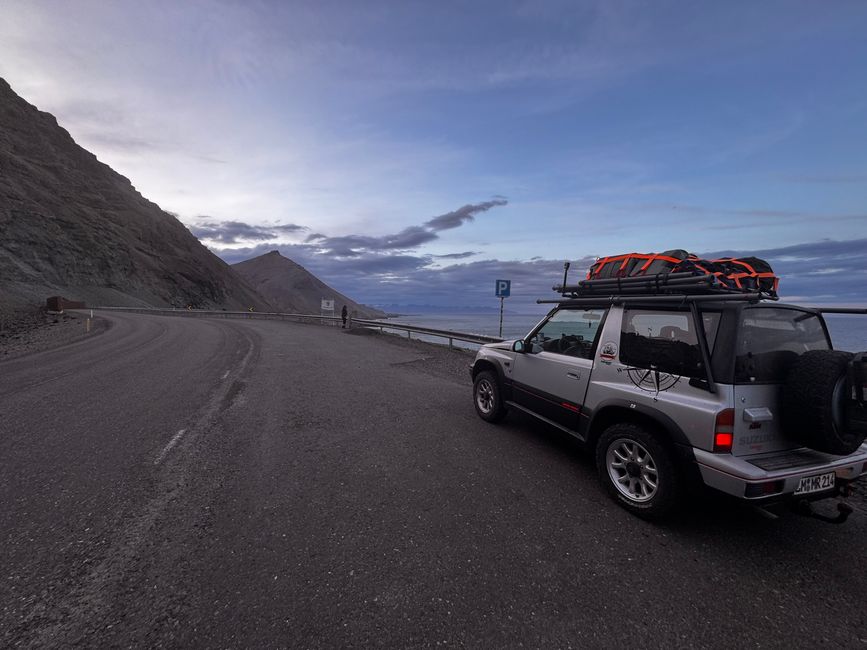 ...oggi ci dirigiamo verso sud verso Stokksnes e...