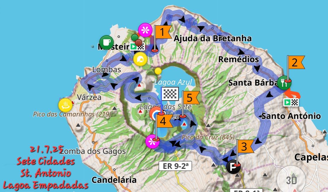 21.7.25 Küstenwanderung St. Antonio und Lagoa Empadadas