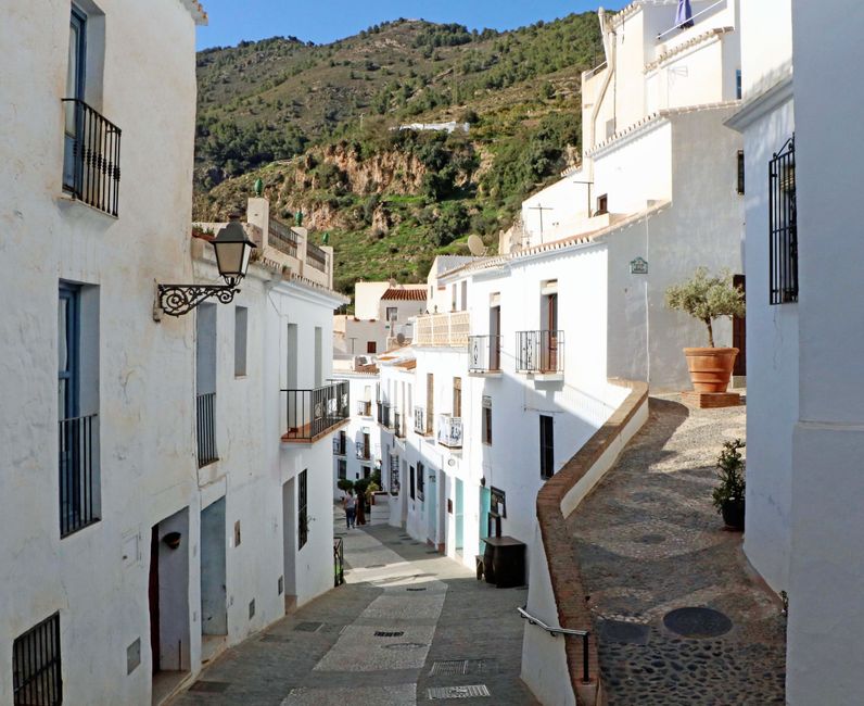 Nach der Ankunft in Frigiliana