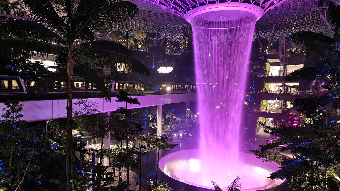 Waterfalls at the Airport