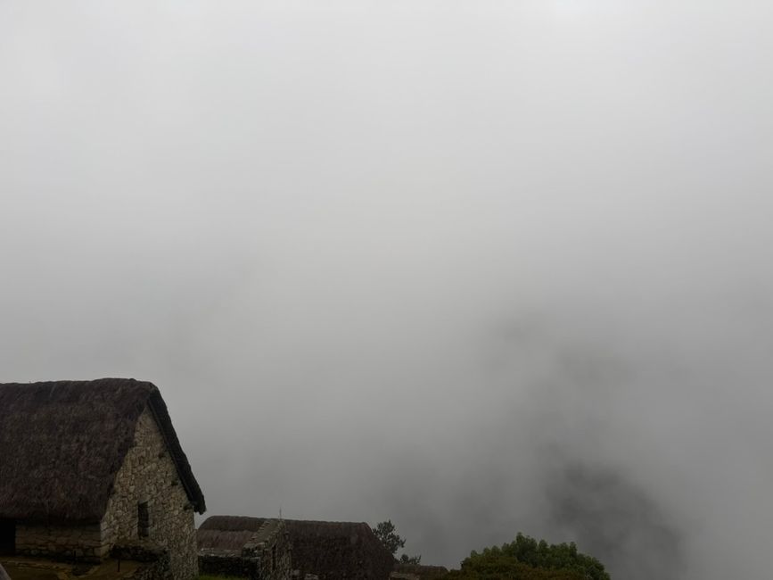 Der Blick am Anfang in Machu Picchu hat noch nicht so ganz überzeugt