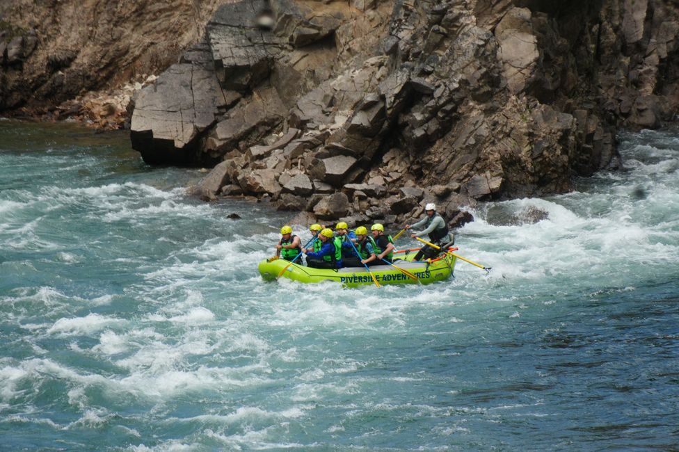 Tag 11: Wildwasser-Rafting