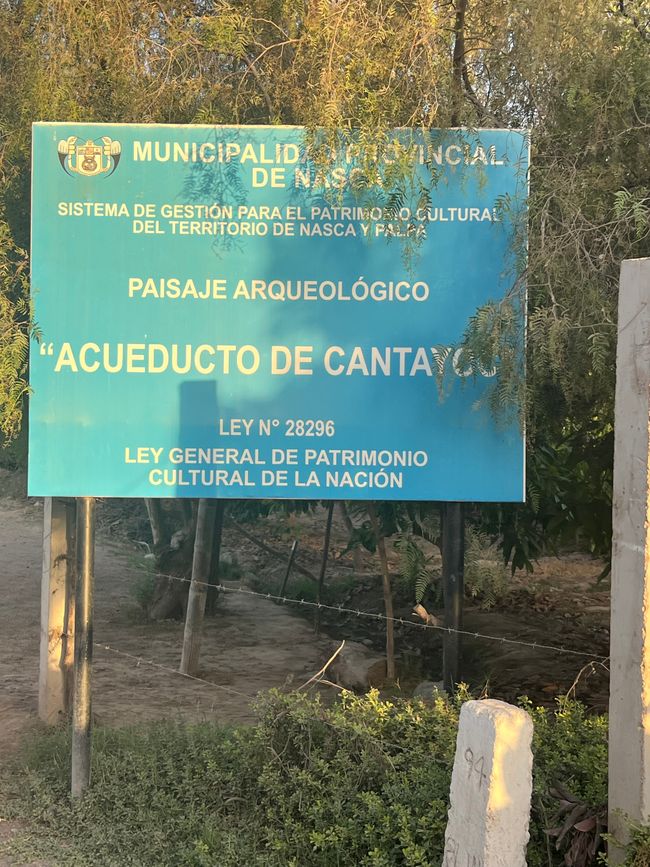 👷♂️Tag 30, 06.11.
Nazca: Gli acquedotti di Cantalloc