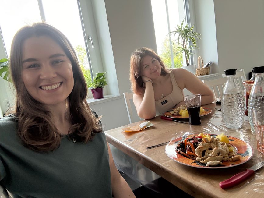 Besuch der Schwester/ visit from the sister