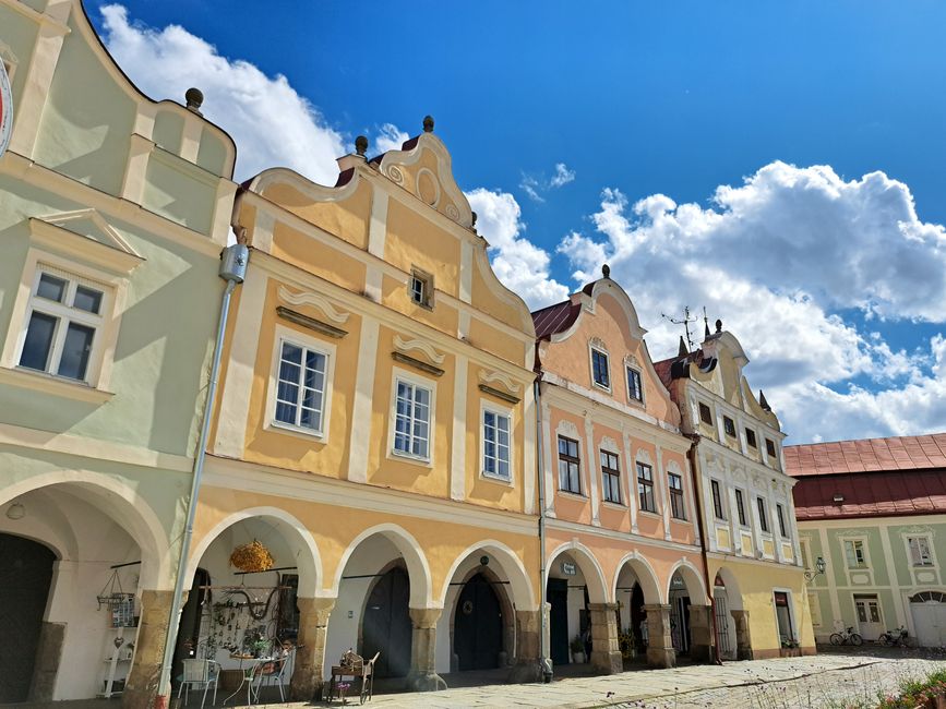 Italienische Renaissance-Architektur in Telč