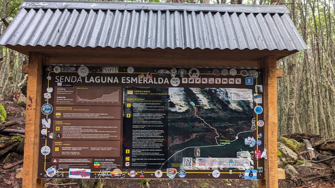 Laguna Esmeralda & Glarcia Martial (Tierra del fuego)