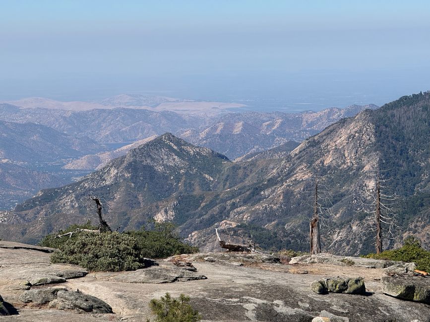 Blick ins Tal vom Parkplatz 