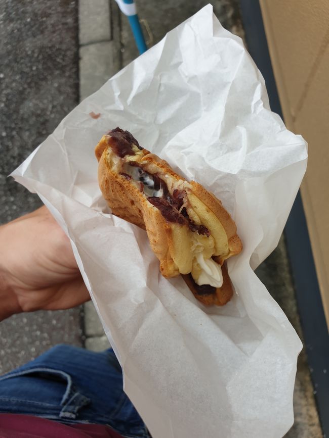 In Iwaki habe ich ein leckeres Taiyaki gegessen