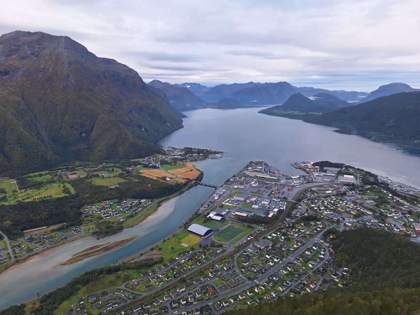 Andalsnes vom Berg