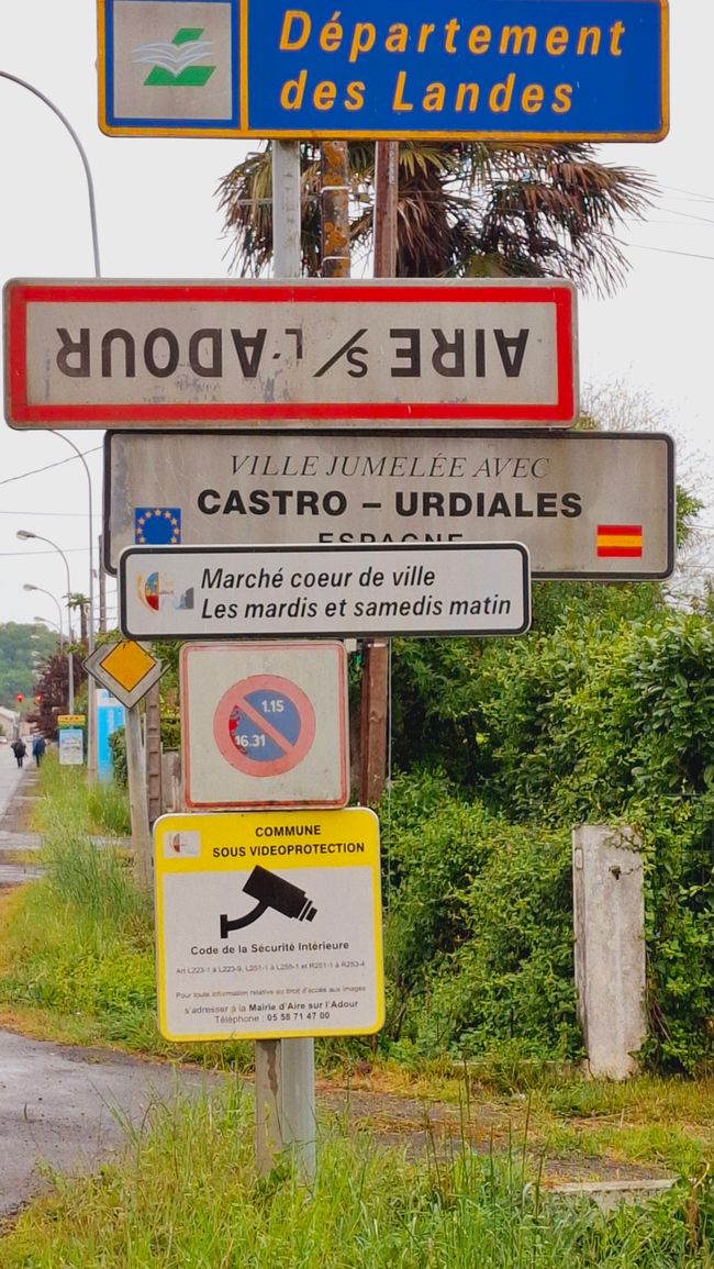 Arrivals at Aire-sur-l'Adour