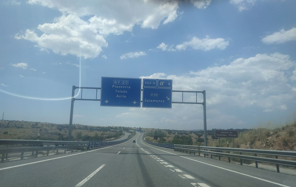 Photos from my car of Ávila (Castilla y León, Spain) (July 2024)