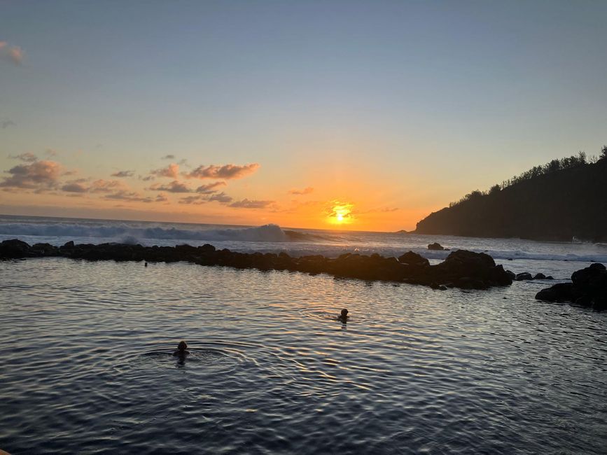 ... au coucher de soleil