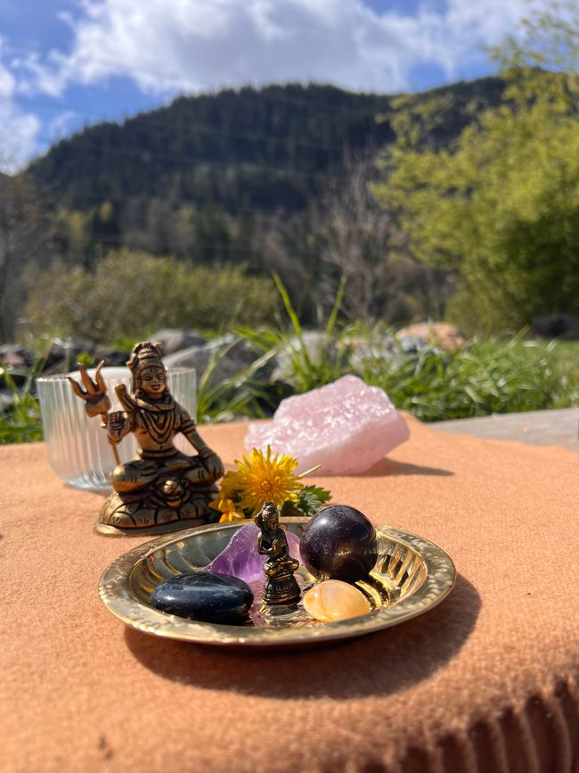 Erste Yoga Klasse an diesem wundervollen Ort