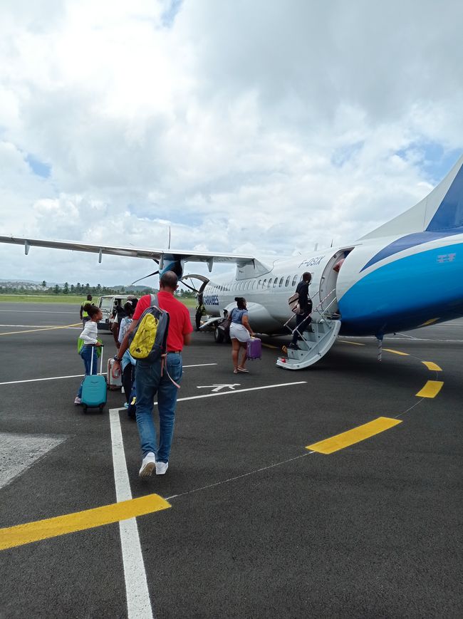 Aeroporto vuoto a Fort-de-France