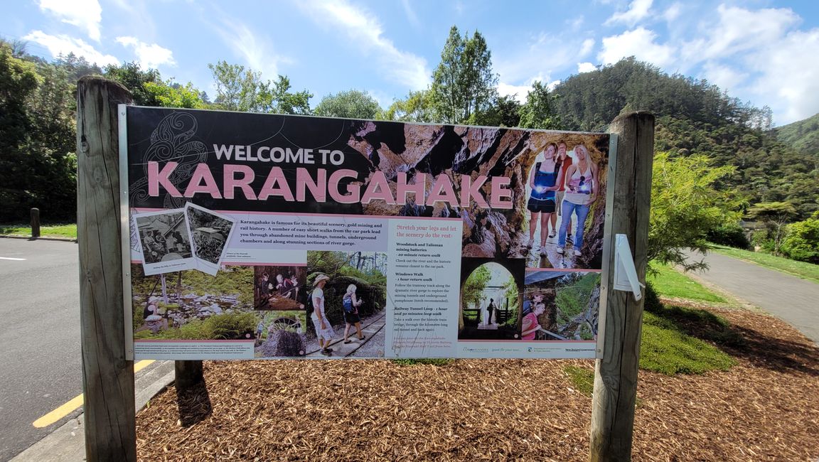 On the Trail of the Gold and Ore Mine in the Karangahake Gorge