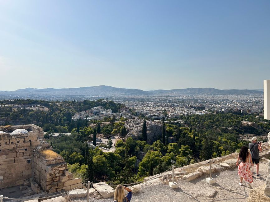 Blick auf Athen