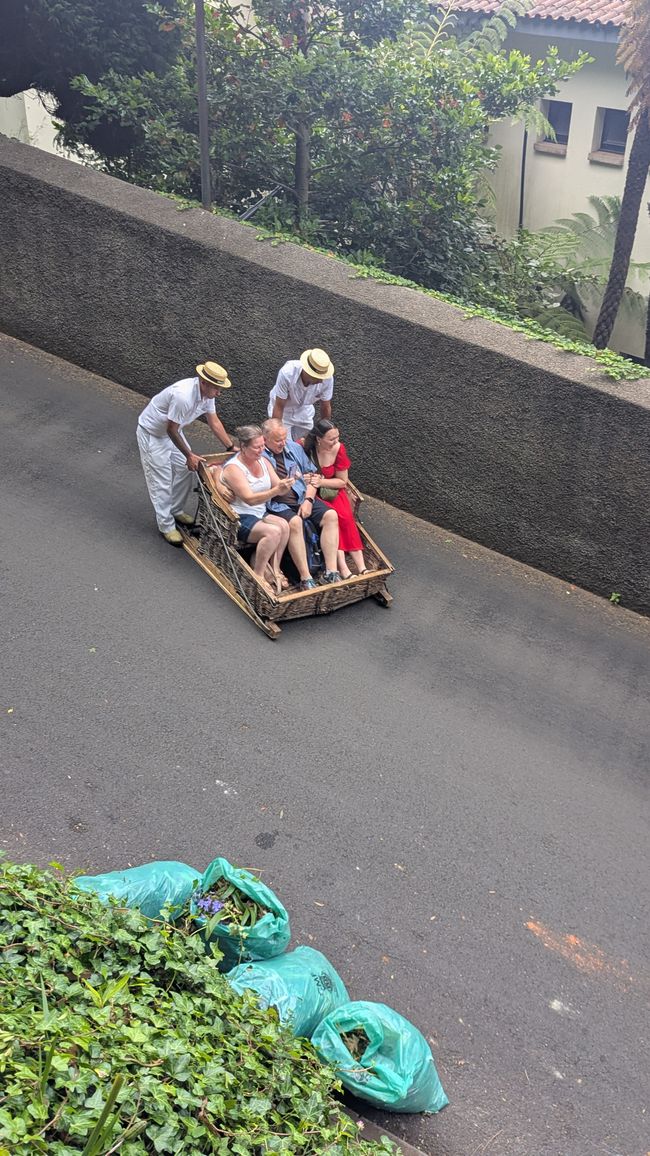 Korbschlittenfahrt - Carreiros do Monte - Partida