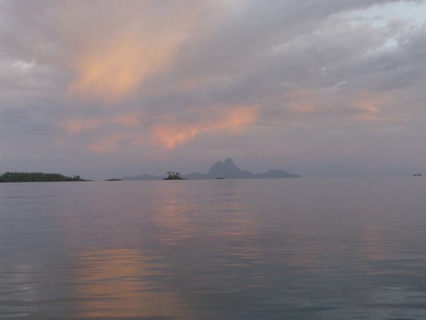 Vista su Bora Bora
