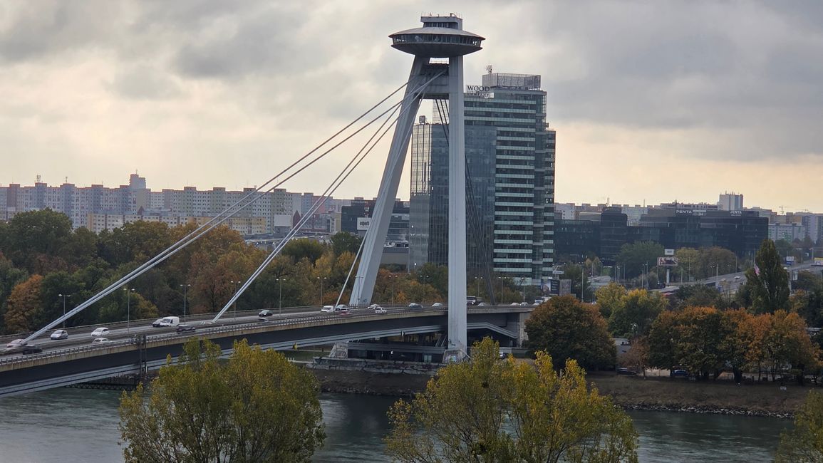 Das Ufo hat eine beeindruckende Aussichtsplatform