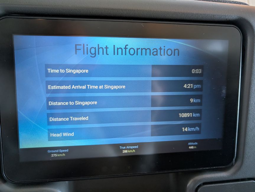Frankfurt -Singapur