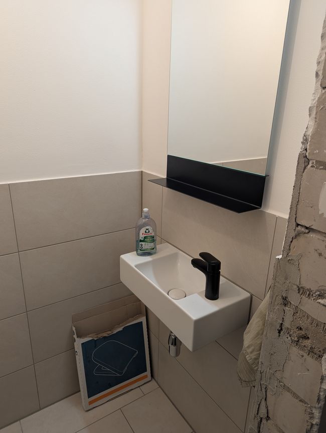 Doch noch einen schwarzen Wasserhahn eingebaut