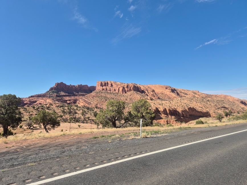 Chemin vers le Monument Valley
