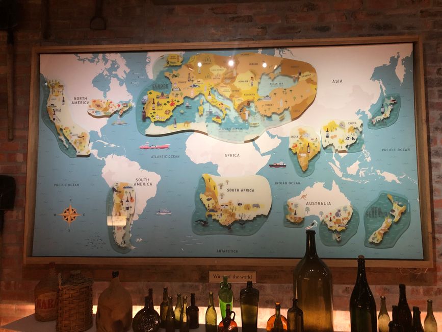 Wein-Weltkarte