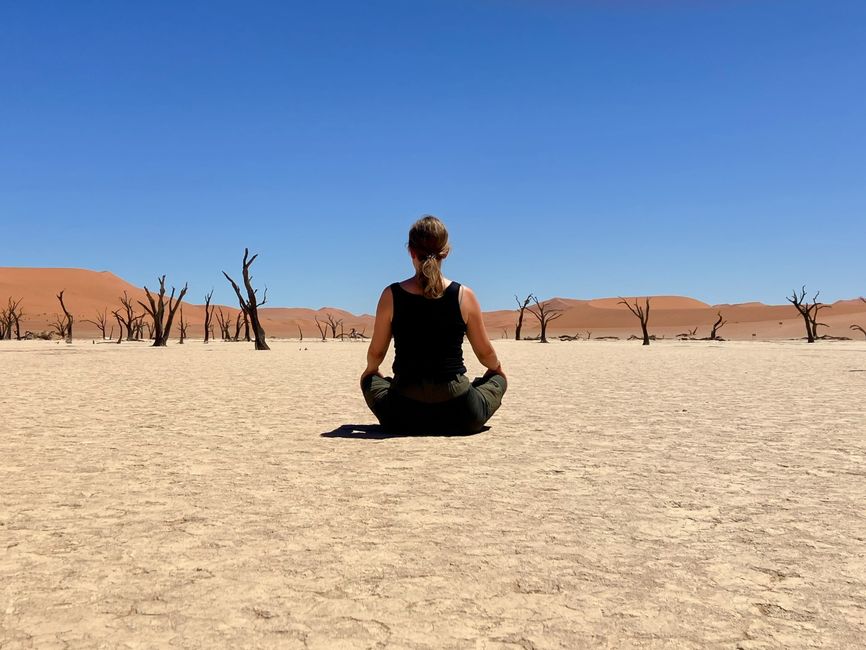 Il deserto namibiano - un mare di sabbia