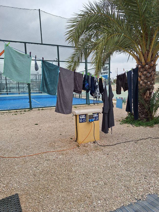 Marianne washed clothes again